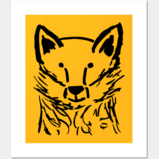 Fox Wall Art by Richard Stelmach Art